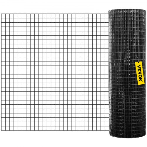 Hardware Cloth 24 x 100 1x1 Mesh Size Galvanized Steel Vinyl