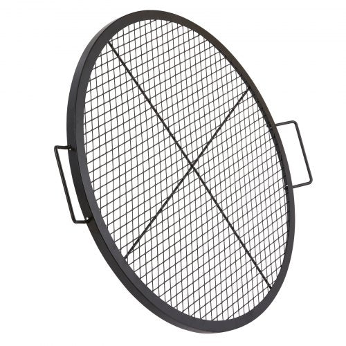 XMarks Fire Pit Grill Grate Round Cooking Grate Heavy Duty Steel Campfire