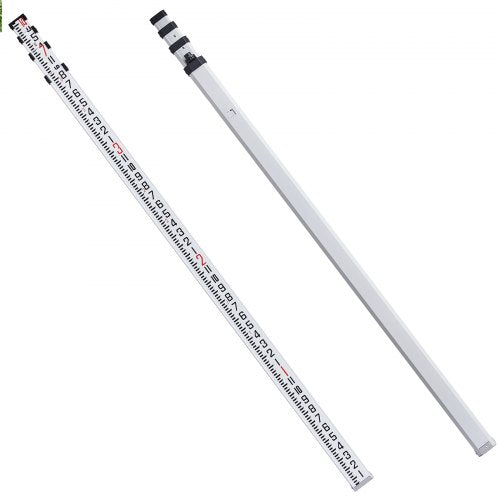 Measuring Rod 14Feet8ths 4 Sections Telescopic Grade Rod 18in w Bag – 31MM