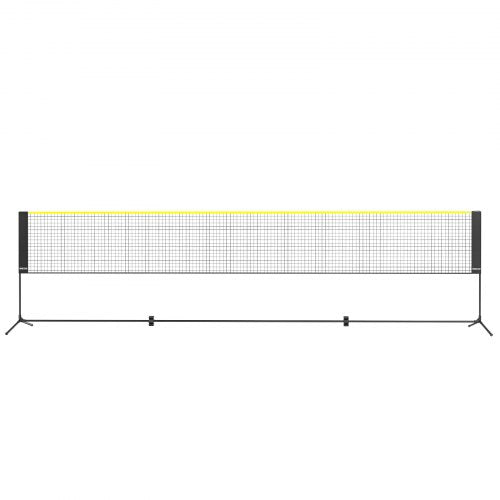 Badminton Net Height Adjustable Volleyball Net 17ft Wide Foldable