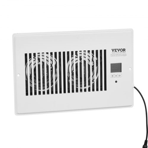 Register Booster Fan Quiet Vent Booster Fan Fits 6 x 10 inch Holes with Remote