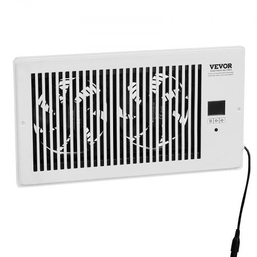 Register Booster Fan Quiet Vent Booster Fan Fits 6 x 12 inch Holes with Remote