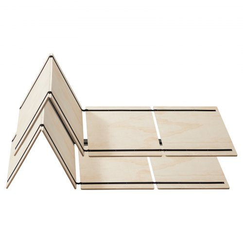 Full Size Bunkie Board 0.4 in Foldable Bed Board Slats with Connection