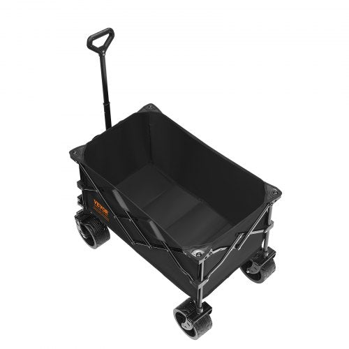 Collapsible Folding Wagon 113 L Beach Wagon Cart with AllTerrain Wheels