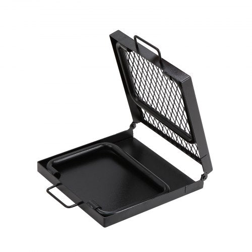 Folding Campfire Grill Heavy Duty Steel Mesh Grate 224 Portable Camping