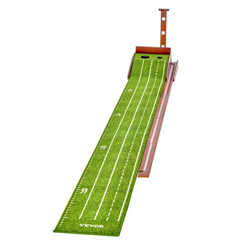 Golf Putting Mat 2 Hole Indoor Golf Putting Green WrinkleFree Golf