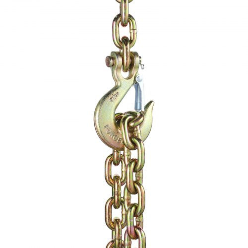 G80 Transport Binder Chain 38 x 29 2Pack Tow Chain with Clevis Snap