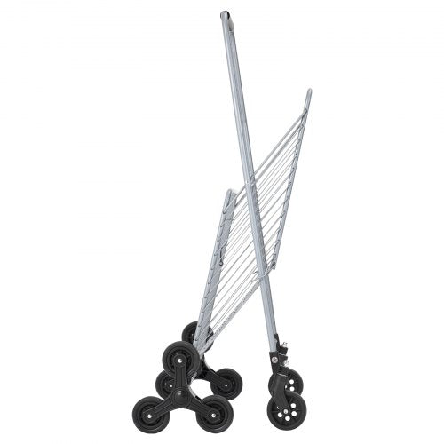 Grocery Shopping Cart 45L Stair Climbing Shopping Cart with 360° Rolling