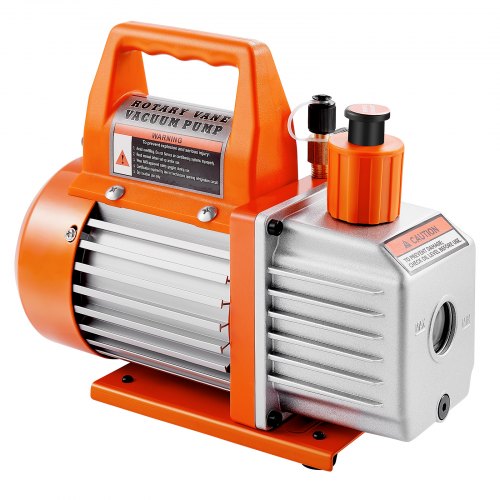 Vacuum Pump 35 CFM 14 HP HVAC Single Stage Rotary Vane AC Vacuum Pump