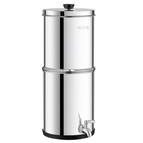 Gravityfed Water Filter System 225G 304 StainlessSteel Countertop