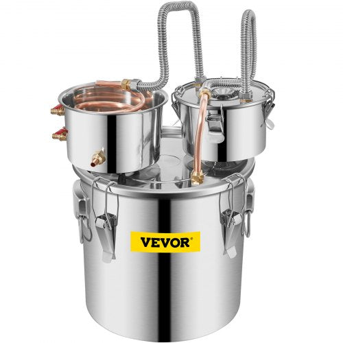 Moonshine Still Stainless Steel Water Alcohol Distiller Copper Tube