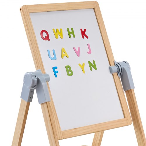 Art Easel for Kids 2in1 Wooden DoubleSided Kids Art Easel with Magnetic