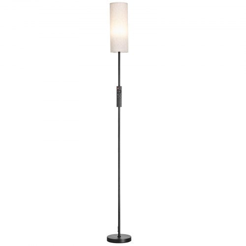 Dimmable Floor Lamp Stepless Adjustable Colors Modern Standing Lamp with Remote