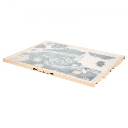 1500 Piece Rotating Puzzle Board with 5 Drawers and Cover 34x25 inch