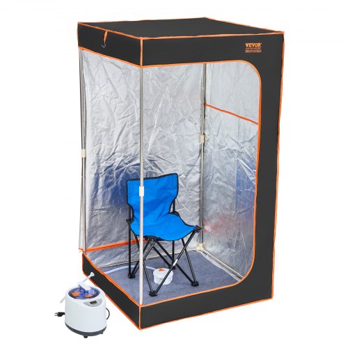 Portable Steam Sauna Tent Full Size 1200W With Visible Window Personal