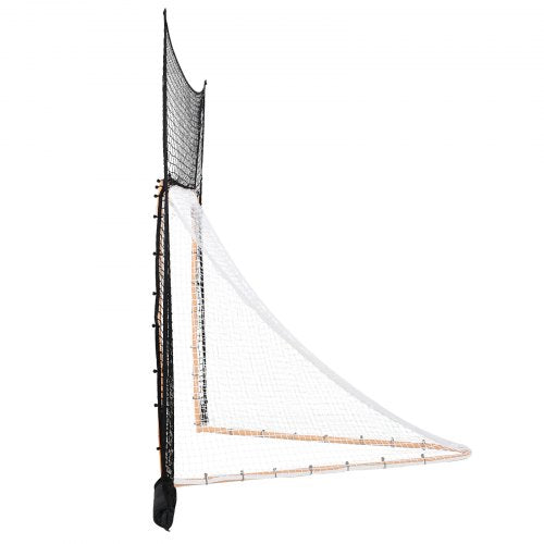 Hockey and Lacrosse Goal Backstop 12x9 ft Lacrosse Net with Extended