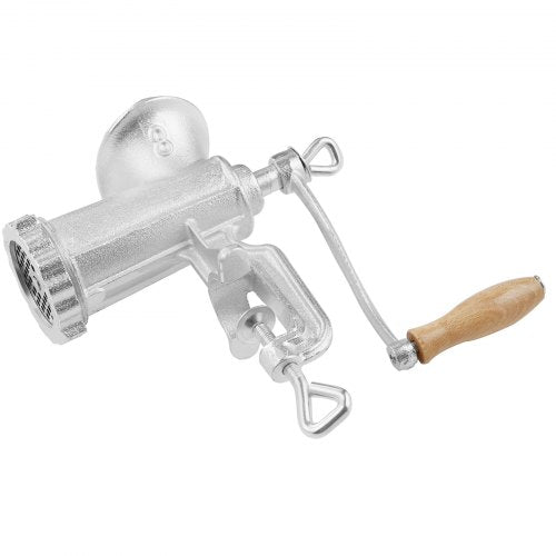 Manual Meat Grinder Heavy Duty Cast Iron Hand Meat Grinder with Steel Table