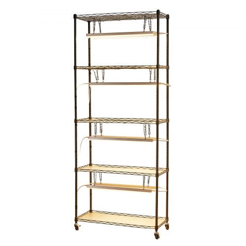 Plant Shelf with Grow Light 6Tier Indoor Plant Stand 71 in Tall Plants