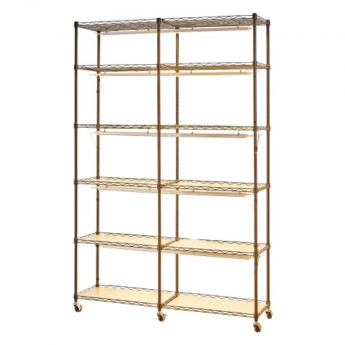 Plant Shelf with Grow Light 6Tier DoubleRow Plant Stand 71in Tall Indoor