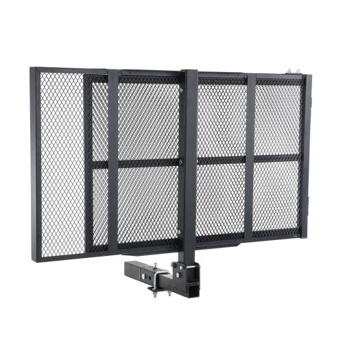 Hitch Mount Cargo Carrier 453 x 256 Iron Hitch Cargo Rack with Folding
