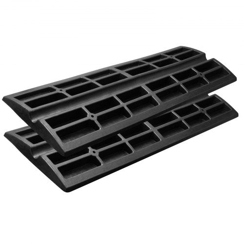 Curb Ramp 2 Pack 26 Rise Rubber Driveway Ramps Heavy Duty 33069 lbs