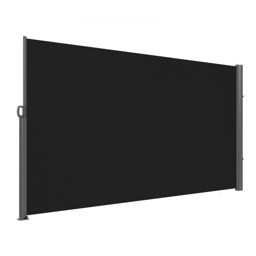 Retractable Side Awning 71x 118 Aluminum Outdoor Privacy Screen 280g