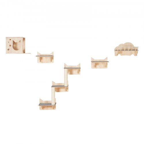 Wall Mounted Cat Shelves Cat Wall Shelves and Perches with Jumping Boards
