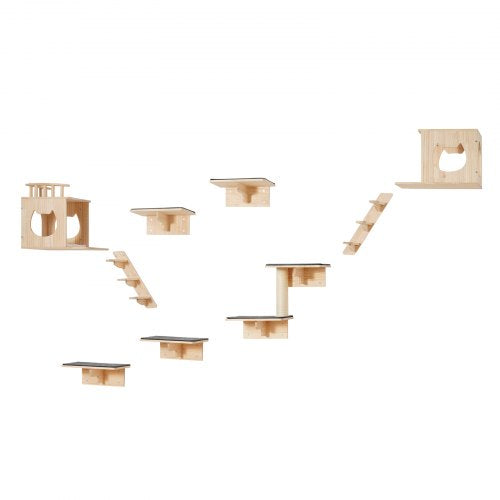 Wall Mounted Cat Shelves Cat Wall Shelves and Perches with Jumping Boards