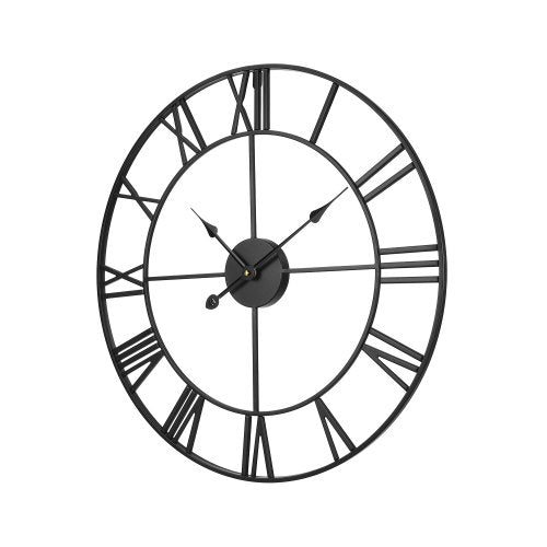 Wall Clock 24 in Wall Clock Roman Numerals Battery Operated Non Ticking