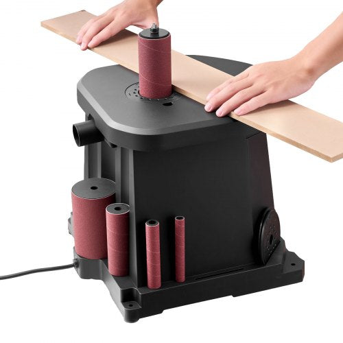 Oscillating Spindle Sander 2000RPM Benchtop Spindle Sander with 6 Sleeves