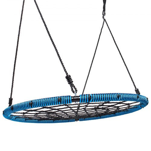 Spider Web Saucer Swing 40 Inch Round Swings for Kids Outdoor 750 lbs