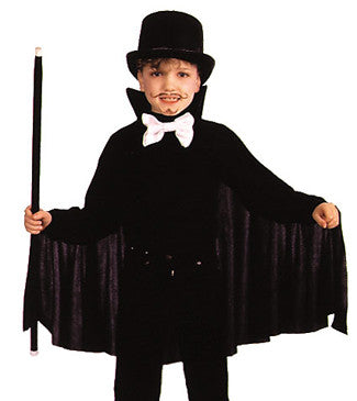 Boys Black Cape Costume