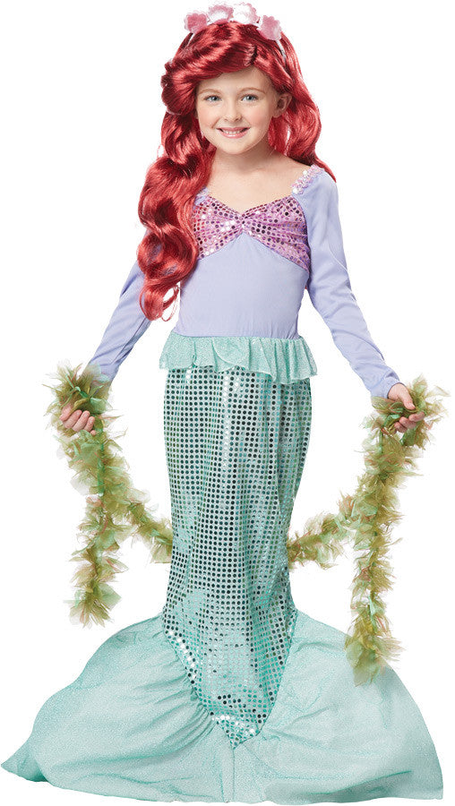 Girls Little Mermaid Costume - Extra Small