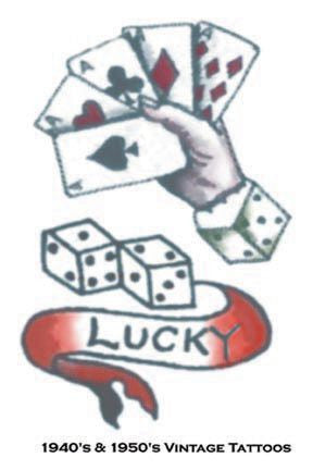 Tattoo Vintage Lucky 1940/1950