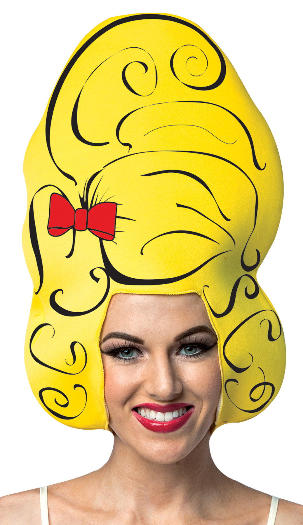 Adults Yellow Beehive Foam Headpiece