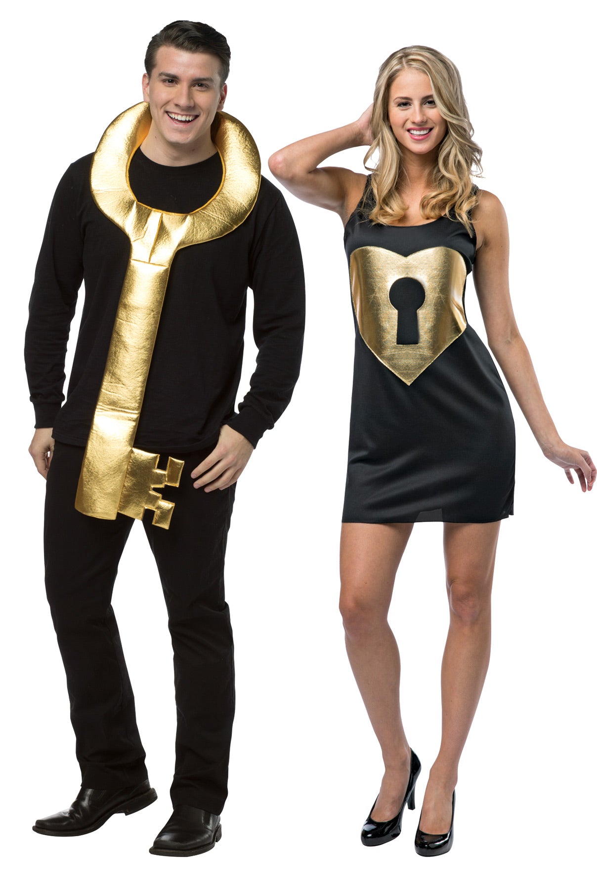 Unisex | Adults Key to my Heart Couples Costume