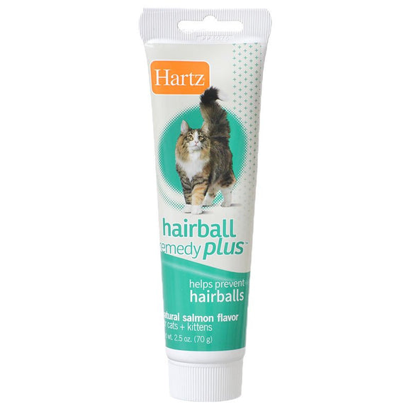 Hartz Hairball Remedy Plus Paste Natural Salmon Flavor