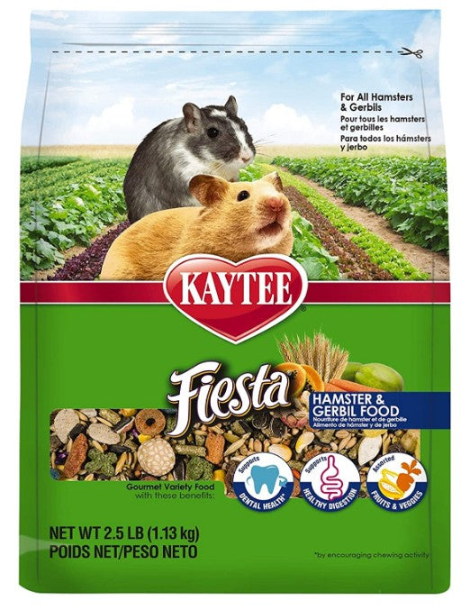 Kaytee Fiesta Hamster and Gerbil Gourmet Variety Diet
