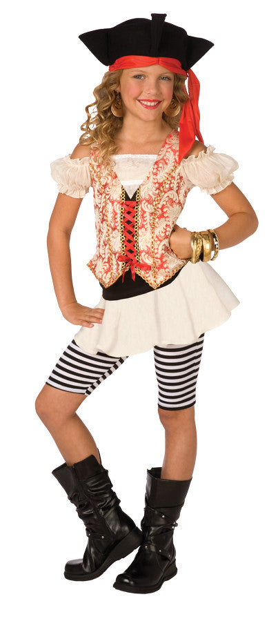 Girls Swashbuckler Captain Pirate Costume - Medium