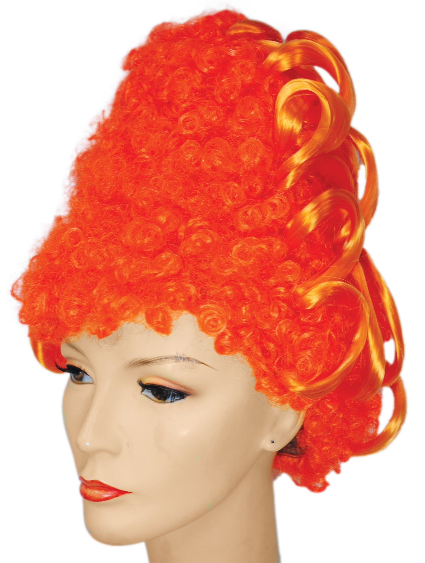 Womens Bargain Marie Antoinette Beehive Wig | Orange