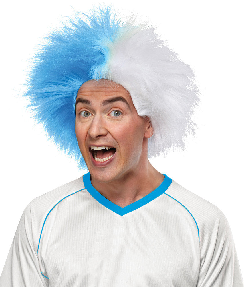 Sports Fun 2-Tone Wig | Light Blue