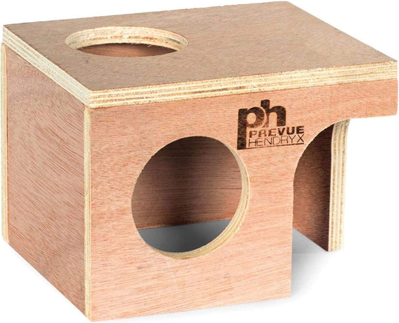 Prevue Wooden Hamster and Gerbil Hut for Hiding and Sleeping Small Pets