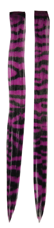 Hair Extension Purple Zebra Costume Accessories