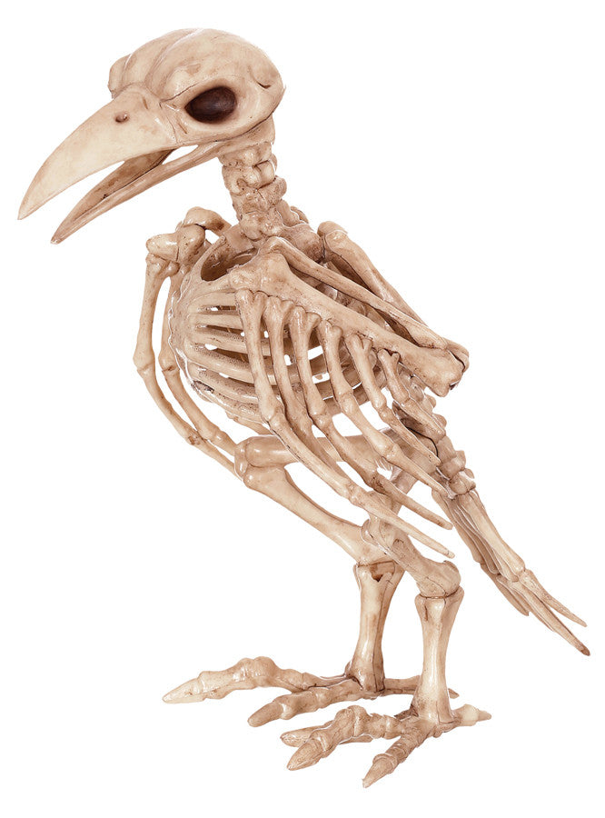 6.5" Raven Skeleton Decoration | Halloween Decoration
