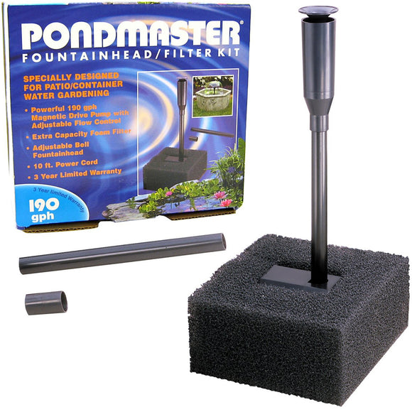 Pondmaster Fountainhead and Filter Kit
