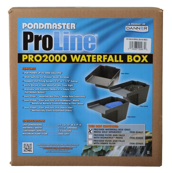 Pondmaster ProLine Series Pond Biological Filter and Waterfall Box