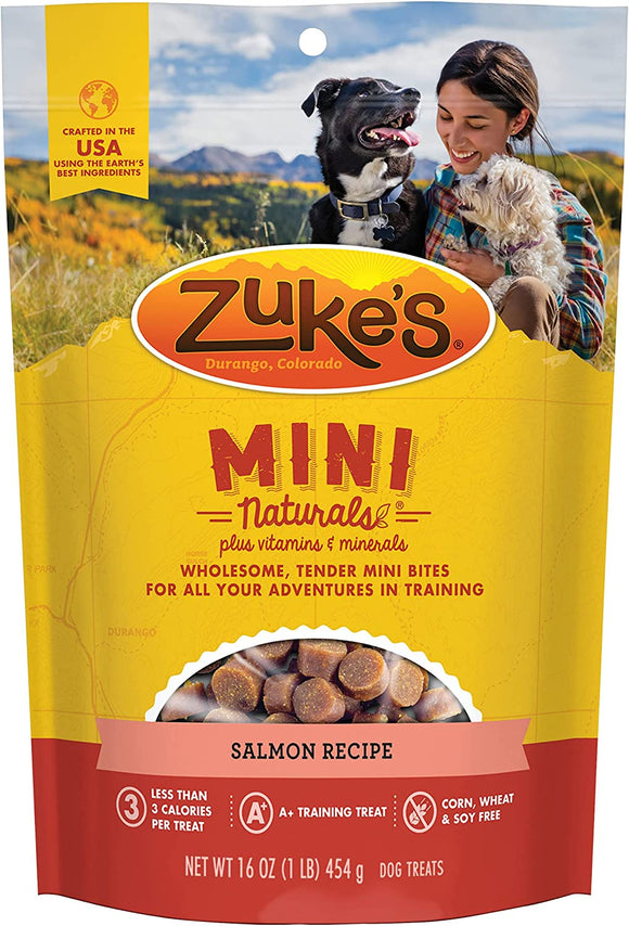 Zukes Mini Naturals Dog Treats Salmon Recipe