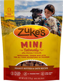 Zukes Mini Naturals Treats Peanut Butter and Oats