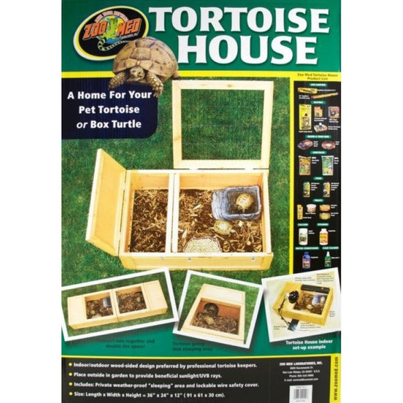 Zoo Med Tortoise House Home for Tortoise or Box Turtle Indoor or Outdoor