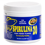 Zoo Med Spirulina 20 Fish Food Flakes